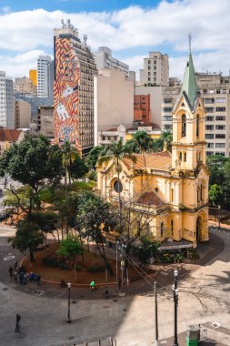 Republica 'nın panoramik manzarası. Paulo, Brezilya, 13 Ağustos 2024.