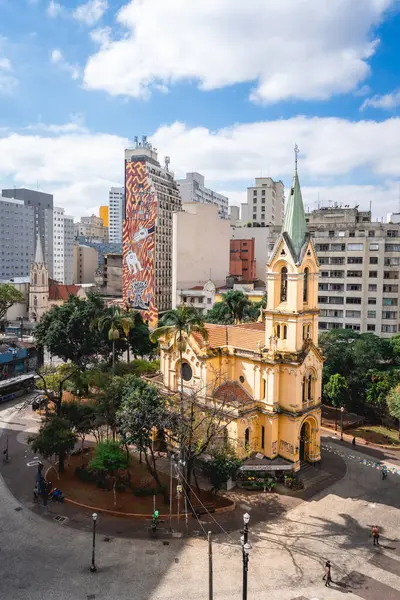 stock image Panoramic view from the neighborhood Republica. So Paulo, Brazil, August 13, 2024.