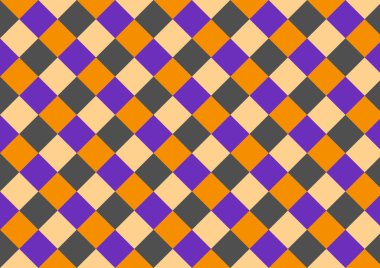 Cadılar bayramı renkli elmas şekilleri, Cadılar Bayramı partileri ya da davetiyeler için posterler ya da el ilanları.