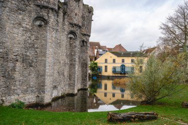 December 3, 2024. Ghent Belgium. The old historic castle in the Center of Ghent, Belgium. clipart