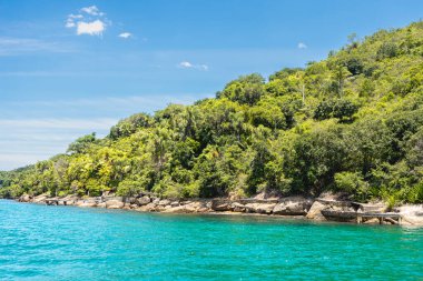 Paraty, Brezilya 'nın Güzel Körfezi ve Adaları.