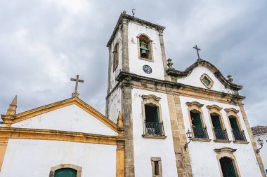 Paraty, RJ, Brezilya 'nın eski tarihi merkezi. Ocak 6, 2025.