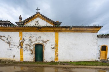 Paraty, RJ, Brezilya 'nın eski tarihi merkezi. Ocak 6, 2025.