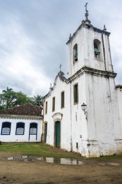 Paraty, RJ, Brezilya 'nın eski tarihi merkezi. Ocak 6, 2025.