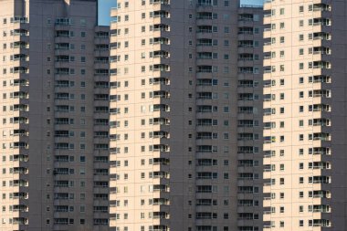 Rotterdam, Hollanda 'daki modern mimariyi kapatın..