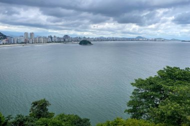 Santos, Brezilya 'dan panoramik manzara