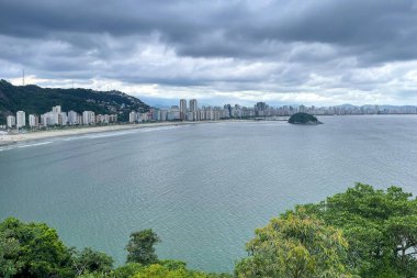 Santos, Brezilya 'dan panoramik manzara