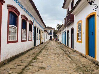 7 Ocak 2025. Paraty, RJ, Brezilya 'nın Eski Tarihi Merkezi.