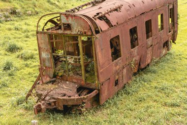 10 Mart 2025. Santo Andre SP Brezilya 'da terk edilmiş bir İngiliz tren istasyonu..