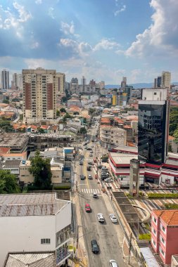 Brezilya, Sao Paulo 'nun kuzeyinden Arial manzaralı. 8 Mart 2025.