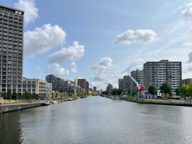 Laakhaven, Lahey, Hollanda 'daki yeni modern binalar. 4 Haziran 2025.