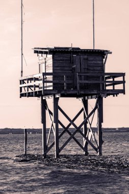 Hollanda, Scharendijke sahilinde güzel bir gün batımı..