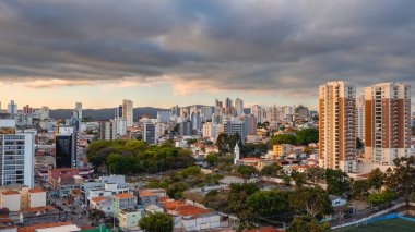 Bulutlu bir gün, Sao Paulo, Brezilya 'nın kuzeyindeki ufuk çizgisi. 27 Eylül 2025.