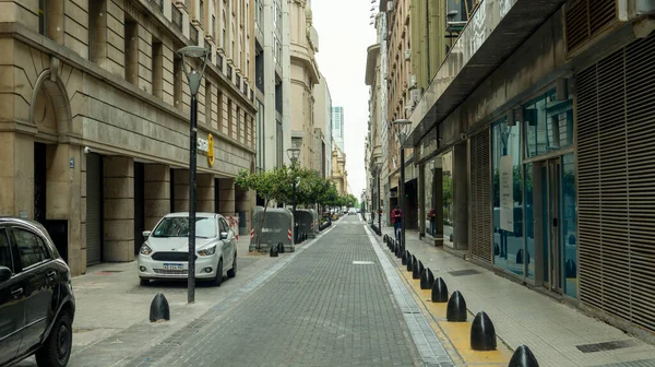 Μοναχικοί Και Πολύχρωμοι Δρόμοι Της Πόλης Του Μπουένος Άιρες Ένα — Φωτογραφία Αρχείου