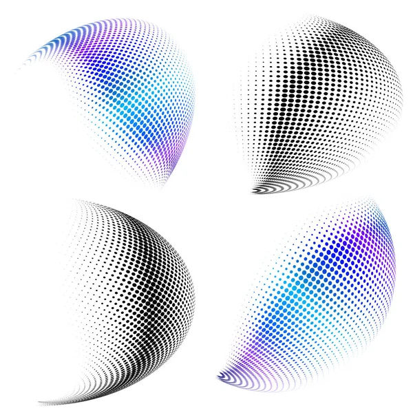 Tasarım elemanı çemberini ayarla İzole edilmiş koyu renk vektör altın halkadan. Harmanlama Aracı kullanılarak oluşturulan birçok parlak girdabın soyut dalgalı çizgileri. Sunumunuz için vektör illüstrasyonu EPS10