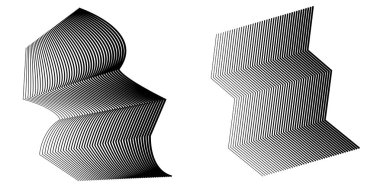 Açı dalgalarının beyaz arka planında soyut çizgiler siyah beyaz tasarım elemanı. Vector Illustration, grunge şık kartvizit, basılı broşür, el ilanı, afiş, kapak kitabı, etiket, kumaş için 10 puan aldı