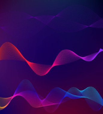 Tasarım elemanları iş sunum şablonu. Vektör illüstrasyon dikey web afişleri arka plan, fon ışığı efekti. Web şablonu için EPS 10, web sitesi sunumu, neon disko kulübü