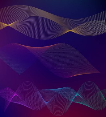 Tasarım elemanları iş sunum şablonu. Vektör illüstrasyon dikey web afişleri arka plan, fon ışığı efekti. Web şablonu için EPS 10, web sitesi sunumu, neon disko kulübü