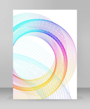 Zarif sunum için iş şablonları. Kolay düzenlenebilir EPS 10 düzeni. Yeni ürün bültenleri, teknoloji grafikleri, rapor firmaları ve broşürler için yatay format reklamcılığı