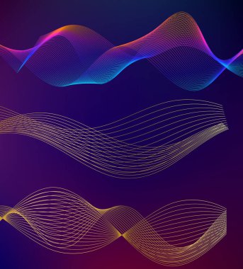 Tasarım elemanları iş sunum şablonu. Vektör illüstrasyon dikey web afişleri arka plan, fon ışığı efekti. Web şablonu için EPS 10, web sitesi sunumu, neon disko kulübü