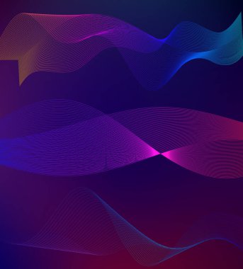 Tasarım elemanları iş sunum şablonu. Vektör illüstrasyon dikey web afişleri arka plan, fon ışığı efekti. Web şablonu için EPS 10, web sitesi sunumu, neon disko kulübü