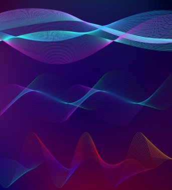 Tasarım elemanları iş sunum şablonu. Vektör illüstrasyon dikey web afişleri arka plan, fon ışığı efekti. Web şablonu için EPS 10, web sitesi sunumu, neon disko kulübü