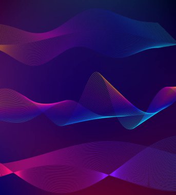 Tasarım elemanları iş sunum şablonu. Vektör illüstrasyon dikey web afişleri arka plan, fon ışığı efekti. Web şablonu için EPS 10, web sitesi sunumu, neon disko kulübü