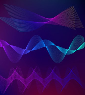 Tasarım elemanları iş sunum şablonu. Vektör illüstrasyon dikey web afişleri arka plan, fon ışığı efekti. Web şablonu için EPS 10, web sitesi sunumu, neon disko kulübü