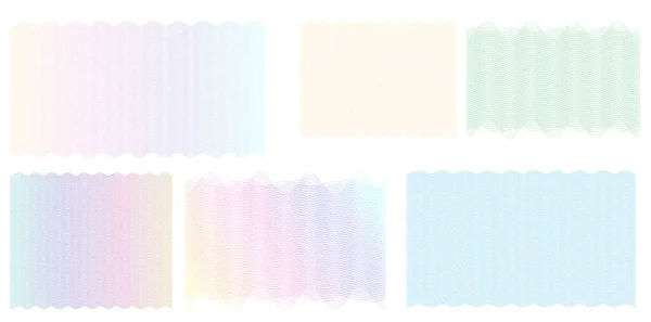 Set Linear Background Soft Rainbow Color Design Elements Polygonal Lines — Vector de stock