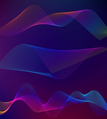 Tasarım elemanları iş sunum şablonu. Vektör illüstrasyon dikey web afişleri arka plan, fon ışığı efekti. Web şablonu için EPS 10, web sitesi sunumu, neon disko kulübü