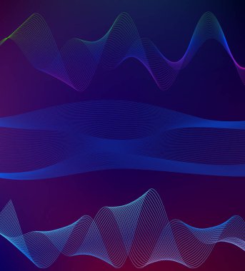 Tasarım elemanları iş sunum şablonu. Vektör illüstrasyon dikey web afişleri arka plan, fon ışığı efekti. Web şablonu için EPS 10, web sitesi sunumu, neon disko kulübü