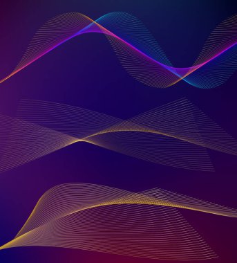 Tasarım elemanları iş sunum şablonu. Vektör illüstrasyon dikey web afişleri arka plan, fon ışığı efekti. Web şablonu için EPS 10, web sitesi sunumu, neon disko kulübü