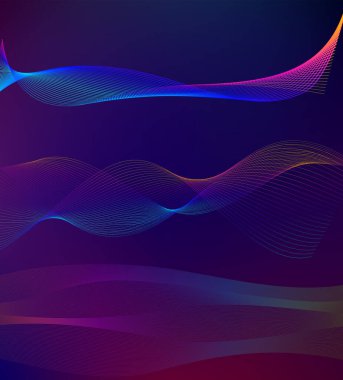 Tasarım elemanları iş sunum şablonu. Vektör illüstrasyon dikey web afişleri arka plan, fon ışığı efekti. Web şablonu için EPS 10, web sitesi sunumu, neon disko kulübü