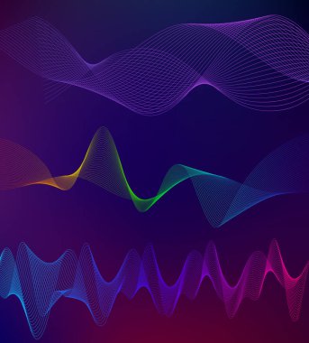 Tasarım elemanları iş sunum şablonu. Vektör illüstrasyon dikey web afişleri arka plan, fon ışığı efekti. Web şablonu için EPS 10, web sitesi sunumu, neon disko kulübü