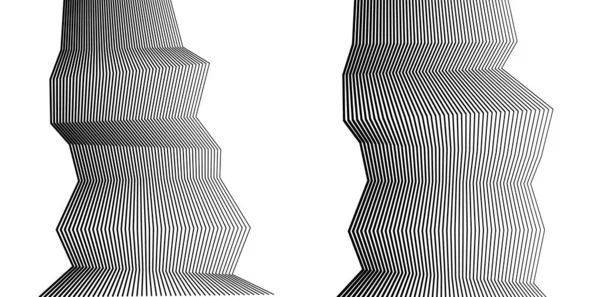 要旨角度波の白い背景に黒の白のデザイン要素を線 ベクトルイラストEps Grangeエレガントな名刺 印刷パンフレット チラシ バナー 表紙本 ラベル — ストックベクタ