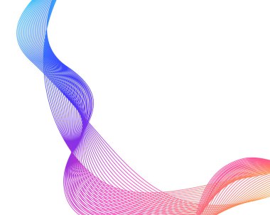 Tasarım elemanı çemberini ayarla İzole edilmiş koyu renk vektör altın halkadan. Harmanlama Aracı kullanılarak oluşturulan birçok parlak girdabın soyut dalgalı çizgileri. Sunumunuz için vektör illüstrasyonu EPS10