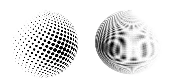 Bolas Decorativas Con Esferas Cuadrados Ajedrez Aisladas Blanco Ilustración Vectorial — Vector de stock