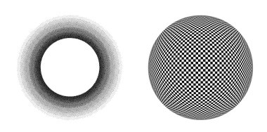 Beyaz üzerine izole satranç küreleri olan üç boyutlu dekoratif toplar. Vektör illüstrasyonu EPS10. Reklam ilanınız, sunum şablonunuz, broşür planınız, kitap kapağınız için tasarım unsurları.