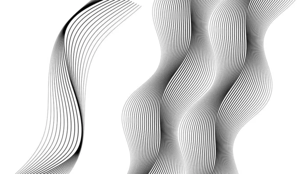 Який Колір Веселки Лінійний Промальований Фон Дизайн Елементів Криві Лінії — стоковий вектор