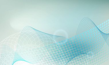 Renkli, zarif, mavi ipek soyut arka plan. Yumuşak, zarif, kozmetik krem posterler, posterler ve broşürler için güzel altın yuvarlak bulanık çizgiler. Eps10 vektör illüstrasyonu