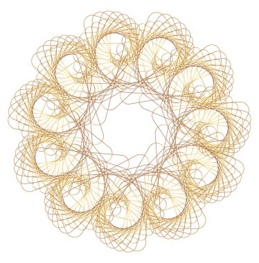 Tasarım elemanları. Bir sürü mor çizgi çemberi dalgası. Beyaz arka planda soyut dalgalı çizgiler izole edildi. Vektör illüstrasyon EPS 10. Karışımı kullanarak oluşturulan renkli dalgalar