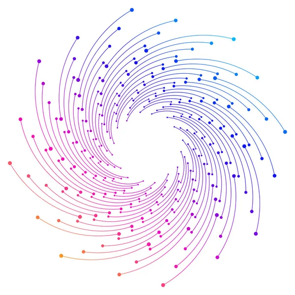 Елементи Дизайну Хвиля Багатьох Фіолетових Ліній Кільце Абстрактні Вертикальні Хвилясті — стоковий вектор