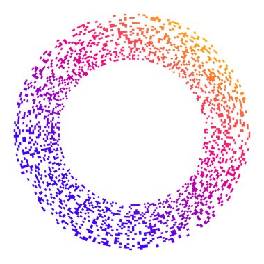 Tasarım elemanları sembol efekti parmak izi - düzenlenebilir simge - siluet kalp, beyaz zemin üzerinde izole edilmiş altın. Noktalı taslak stil Vektör illüstrasyonu Sevgililer Günü için 10 amblem, düğün