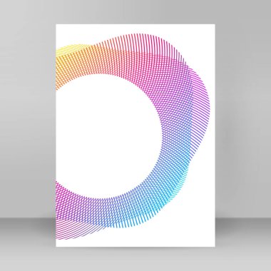 Çok amaçlı sunum için iş şablonları. Kolay düzenlenebilir EPS 10 düzeni. Yeni ürün bültenleri, teknoloji grafikleri, rapor firması ve etkinlik partisi için A4 format tanıtımı tasarımı broşürü