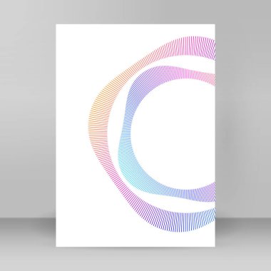 Çok amaçlı sunum için iş şablonları. Kolay düzenlenebilir EPS 10 düzeni. Yeni ürün bültenleri, teknoloji grafikleri, rapor firması ve etkinlik partisi için A4 format tanıtımı tasarımı broşürü