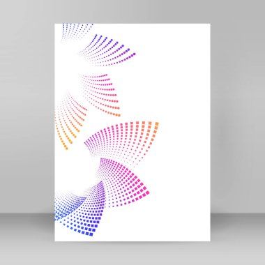 Çok amaçlı sunum için iş şablonları. Kolay düzenlenebilir EPS 10 düzeni. Yeni ürün bültenleri, teknoloji grafikleri, rapor firması ve etkinlik partisi için A4 format tanıtımı tasarımı broşürü