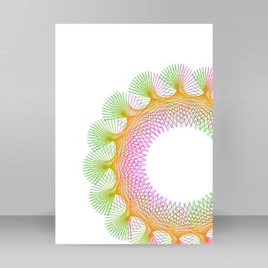 Çok amaçlı sunum için iş şablonları. Kolay düzenlenebilir EPS 10 düzeni. Yeni ürün bültenleri, teknoloji grafikleri, rapor firması ve etkinlik partisi için A4 format tanıtımı tasarımı broşürü