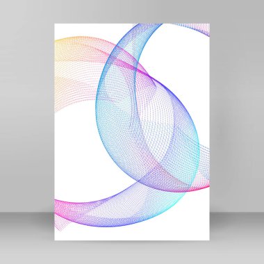 Çok amaçlı sunum için iş şablonları. Kolay düzenlenebilir EPS 10 düzeni. Yeni ürün bültenleri, teknoloji grafikleri, rapor firması ve etkinlik partisi için A4 format tanıtımı tasarımı broşürü