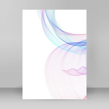 Çok amaçlı sunum için iş şablonları. Kolay düzenlenebilir EPS 10 düzeni. Yeni ürün bültenleri, teknoloji grafikleri, rapor firması ve etkinlik partisi için A4 format tanıtımı tasarımı broşürü