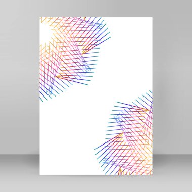 Çok amaçlı sunum için iş şablonları. Kolay düzenlenebilir EPS 10 düzeni. Yeni ürün bültenleri, teknoloji grafikleri, rapor firması ve etkinlik partisi için A4 format tanıtımı tasarımı broşürü